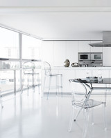 Igloo Bar Stool - Transparent, 65Cm