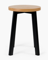 Jack Indoor Bar Stool - Black, 45Cm
