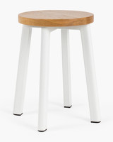 Jack Indoor Bar Stool - White, 45Cm