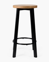Jack Indoor Bar Stool - Black, 65Cm