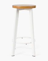 Jack Indoor Bar Stool - White, 65Cm