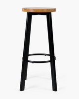 Jack Indoor Bar Stool - Black, 75Cm