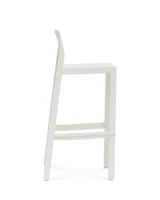 Kate Bar Stool - Linen, 75Cm