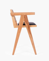 Lillian Barstool - Natural With Black Seat, 65Cm