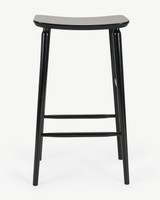 Mackenzie Bar Stool - Black, 75Cm