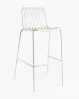 Parker Bar Stool - Matt White, 75 Cm