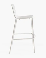 Parker Bar Stool - Matt White, 75 Cm