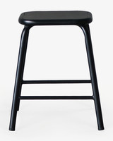 Pedro Bar Stool - Matt Black, 47Cm