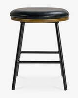 Samuel Bar Stool - Black, 45Cm