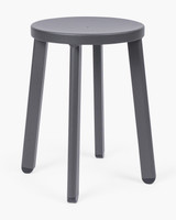 Soda Aluminium Bar Stool - Anthracite, 45Cm