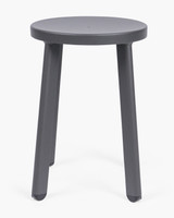 Soda Aluminium Bar Stool - Anthracite, 45Cm
