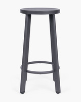Soda Aluminium Bar Stool - Anthracite, 65Cm