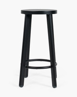 Soda Aluminium Bar Stool - Black, 65Cm