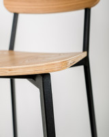 Thomas Barstool - Black, 65Cm