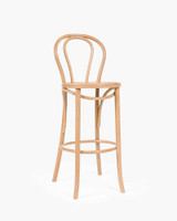 Twist Bentwood Bar Stool - Natural, 75Cm