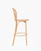 Twist Bentwood Bar Stool - Natural, 75Cm