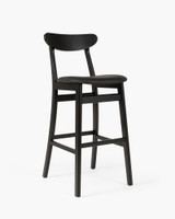 Victoria Bar Stool - Black, 75Cm