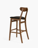 Victoria Bar Stool - Walnut, 75Cm
