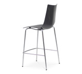 Zebra Bar Stool - Anthracite, 65Cm