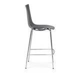 Zebra Bar Stool - Anthracite, 65Cm