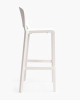 Dome 263 Bar Stool - White, 76.5Cm