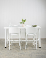 Dome 262 Bar Stool - White, 66.5Cm