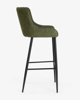 Brian Bar Stool - Forest Green, 75Cm