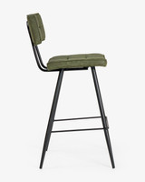 Walter Bar Stool - Forest Green, 65Cm