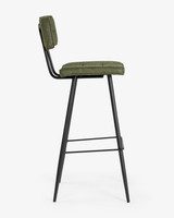 Walter Bar Stool - Forest Green, 75Cm
