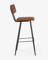 Walter Bar Stool - Chestnut, 75Cm