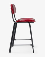 Barry Bar Stool - Burgundy, 65Cm