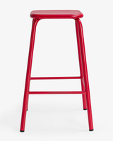 Pedro Bar Stool - Red, 65Cm
