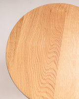 Curve Barstool - Natural Oak, White 65cm