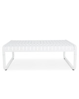 Atticus Outdoor Aluminium Coffee Table - White
