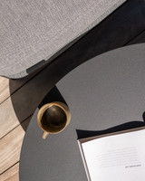 Arc Outdoor Coffee Table - 80Cm Dia, Charcoal