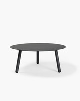 Cintesi Arc Outdoor Coffee Table - 80Cm Dia, Charcoal 