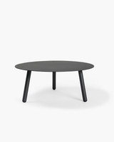 Arc Outdoor Coffee Table - 80Cm Dia, Charcoal