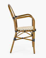 Annecy Armchair - Ivory/Black