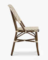 Fleur Chair - Ivory/Black