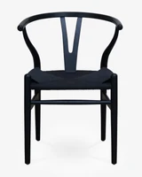 Cintesi Hans Wegner Replica Wishbone Chair - Black 