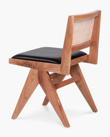Lillian Chair - Natural, Black Seat