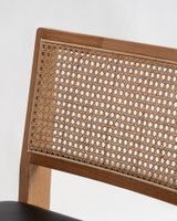 Lillian Chair - Natural, Black Seat
