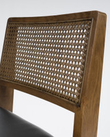 Lillian Chair - Walnut, Black Seat