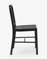 Navy Replica Steel Chair - Matt Black