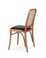 Selma Chair - Natural, Black Seat