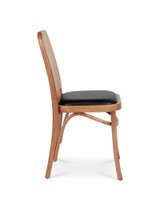 Selma Chair - Natural, Black Seat