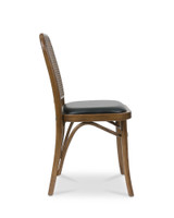 Selma Chair - Walnut, Black Seat