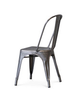 Tolix Replica Chair - Raw Metal Varnish