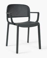 Dome 266 Armchair - Anthracite, perforated
