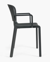 Dome 266 Armchair - Anthracite, perforated